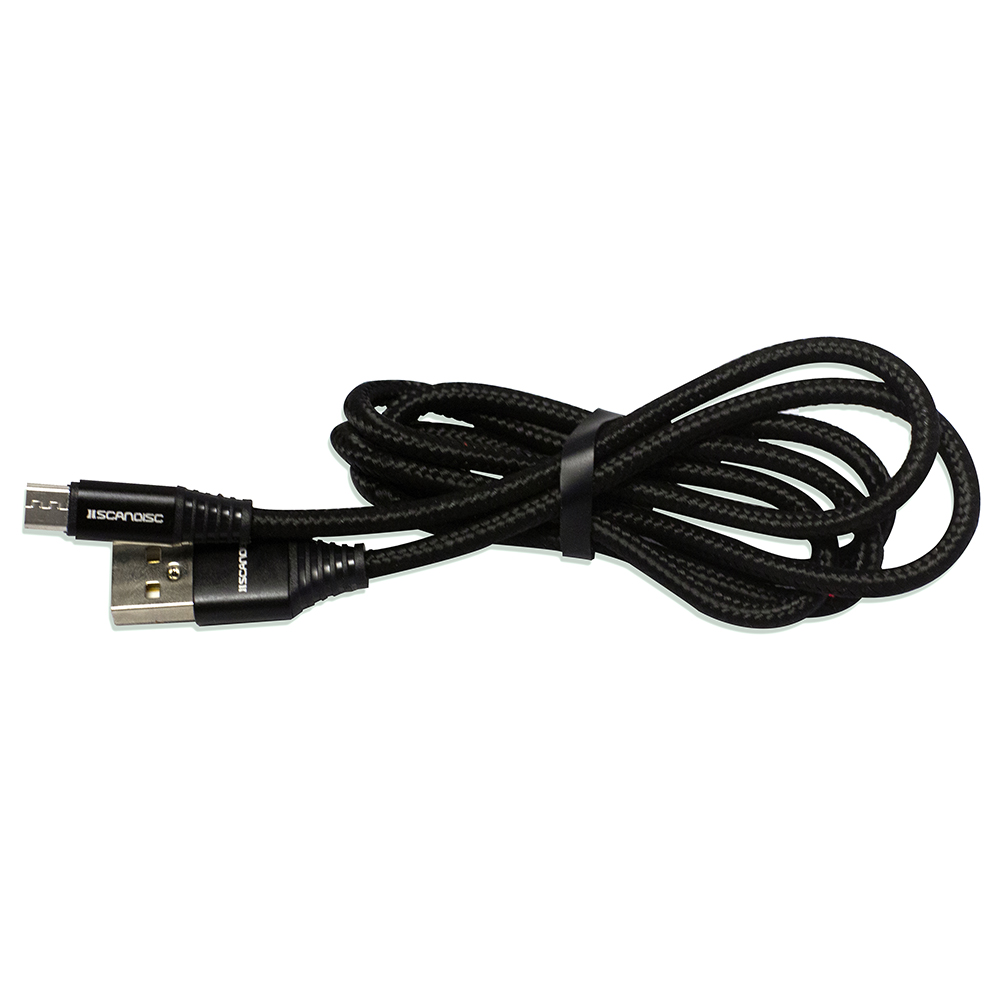 Data Cable For Android Devices: Micro USB - Black - With Reliability And Durability As The Key Focus, We Strive For Customer Satisfaction With Every Thread Of Our Cables.