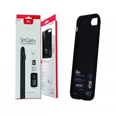 SimCase For 5.5 In. IPhone - This Smart Case Developed By Noitavonne For The Iphone Allows You, For The First Time, To Access A Second Phone Line While Giving You A Generous Battery Reserve. The Compact, Sleek Design Provides Protection With A Snug Fit Making It Virtually Undetected. Bypass The Current Apple Paradigm And Enhanc